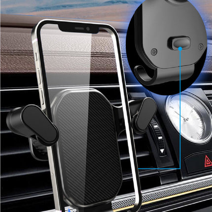 Air Vent Phone Holder for Cars with 360 Degree Rotation, Clip-On Mobile Phone Mount for Hands-Free Navigation