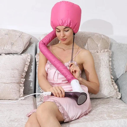 Hair Bonnet Dryer Cap for Curly Hair Drying, Net Plopping Cap
