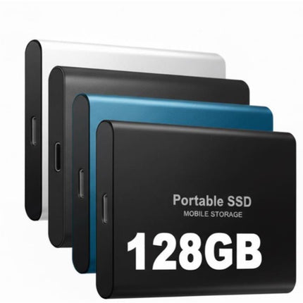 Portable SSD 128GB, Portable Solid State Drive with USB Cable