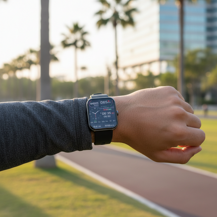 Blood Pressure Monitoring Smartwatch with Bluetooth Calling | Health Tracker for Daily Wellness and Activity Monitoring