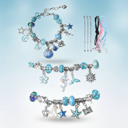 Bracelet Making Kit for Kids, DIY Bead Bracelet Kit with Beads, Fine Motor Skills Toy and Mothers Day Gift for Daughter_03