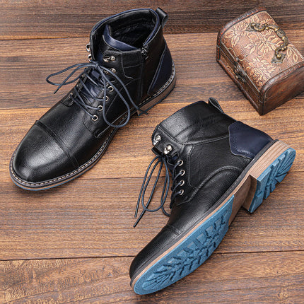 Men's Winter Boots with Structured Design for Cold Weather | Durable Support for Daily Outdoor Use