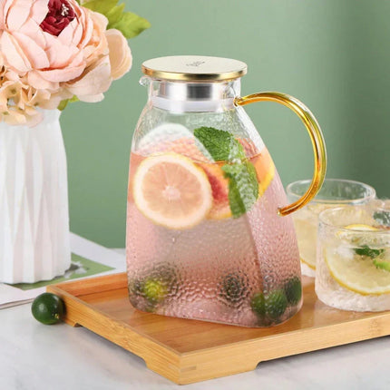 Borosilicate Glass Pitcher for Fridge Door, Iced Tea Pitcher – image 4