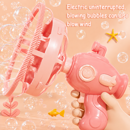 Automatic Bubble Gun Maker for Kids with Ergonomic Design | Creates Big Bubbles for Endless Indoor and Outdoor Fun
