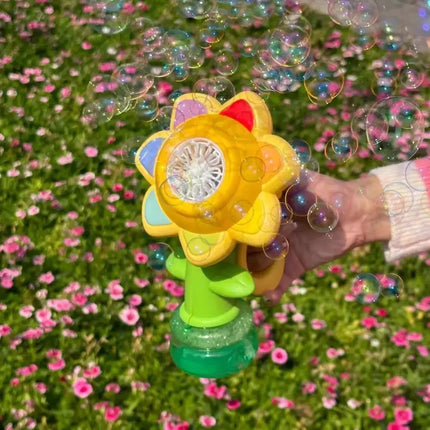 Automatic Bubble Maker Toy with Quick Release | Outdoor Fun for Kids and Family Gatherings