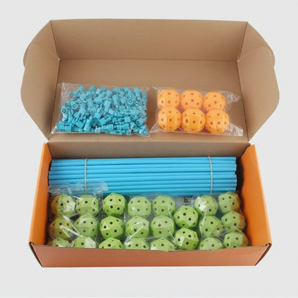 Building Tent Kit for Kids with Easy-Connect Pieces | Creative Construction Set for Indoor and Outdoor Imaginative Play