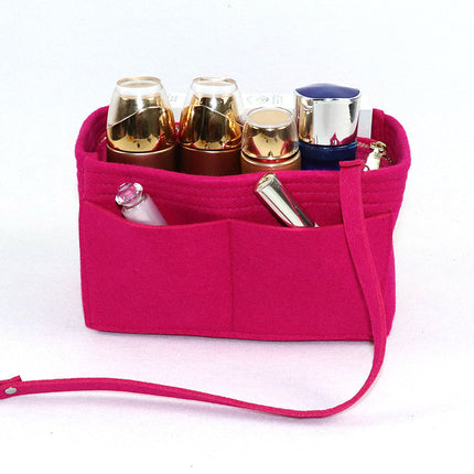 Tote Bag Organizer Insert with Structured Compartments, 4 Sizes S to XL, 10 Colors, Soft Purse Divider for Handbags and Shoulder Bags