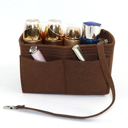 Tote Bag Organizer Insert with Structured Compartments, 4 Sizes S to XL, 10 Colors, Soft Purse Divider for Handbags and Shoulder Bags