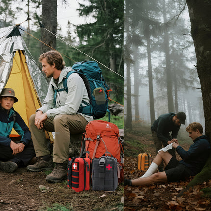 Emergency Survival Kit with First Aid Tools for Outdoor Safety | Portable Gear for Hiking and Camping
