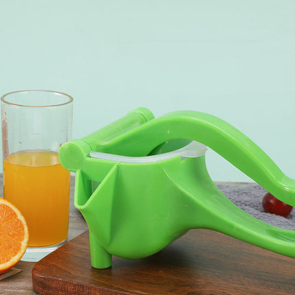 Manual Juice Squeezer, Compact Hand Powered Fruit Juicer for Fresh Juice at Home, Work and Picnics