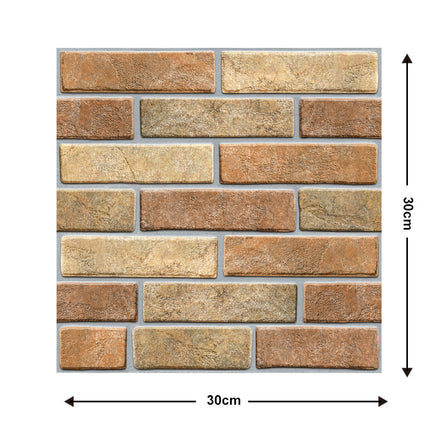Self-Adhesive Wall Tiles for Easy Home Makeover | Decorative Design for Instant Style Upgrade (Set of 10)