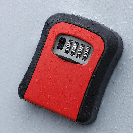 4-Digit Combination Key Lock Box with Weatherproof Design | Secure Storage for Home and Vehicle Keys
