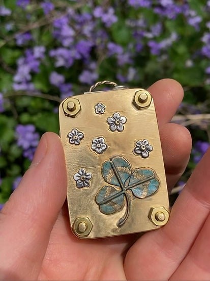 Mini Flower Press with Blotter Paper, Flower Pressing Craft Tool for Pressed Flower Art, Scrapbooking Supplies