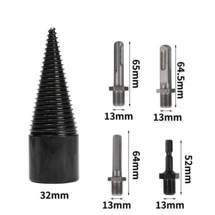 Log Splitter Drill Bit, Heavy Duty Firewood Splitting Tool in High Carbon Steel – image 5