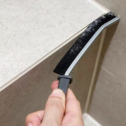Crevice Cleaning Brush, Narrow Bristle Brush for Window Tracks, Sliding Doors and Keyboards, Home and Car Use