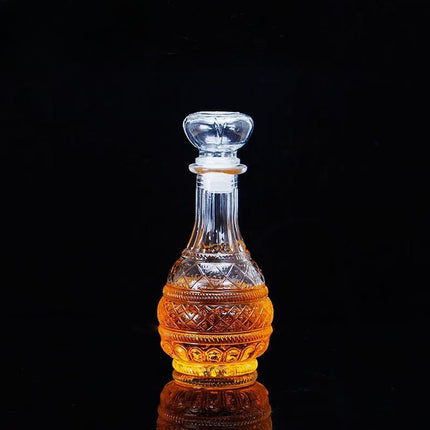 Vintage Glass Decanter for Bourbon, Fathers Day Gift – image 11
