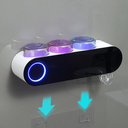UV Sanitizer Toothbrush Holder with Smart Sensor Design | Compact Organizer for Clean and Hygienic Oral Care