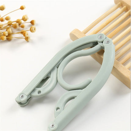Portable Folding Hangers with Space-Saving Design | Versatile Clothes Organizer for Travel and Home