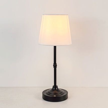 Dimmable Cordless Table Lamp with Touch Control | Elegant Brushed Metal Design for Soft Ambient Lighting