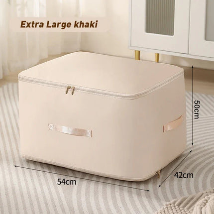 Storage Organizer with Compression Zipper, Under Bed Storage Bags for Clothes and Blankets, Space Saving Moving – image 13