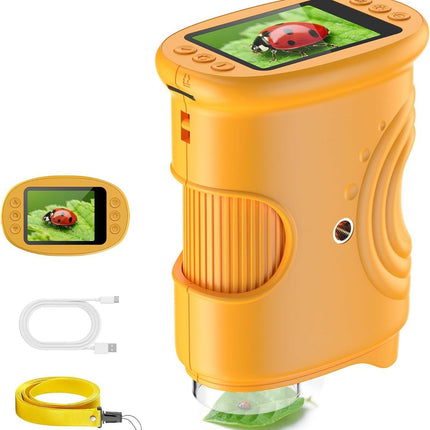 High-Resolution Digital Microscope with USB Connectivity | Compact Design for Easy Viewing