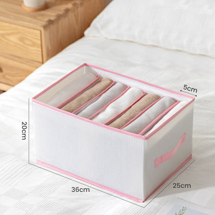 Foldable Clothes Storage Organizer for Drawers, 5 Sizes from 36 x 17 x 12 cm to 44 x 28 x 22 cm for Closet and Wardrobe