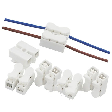 Quick Connect Wire Terminal Block Set for Easy Electrical Connections | 50-Piece Kit for Reliable Wiring