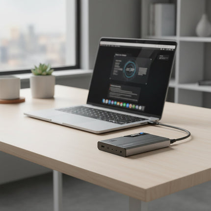 Portable External SSD with USB 3.0 for Fast PC Storage | Compact Drive for File Backup and Transport