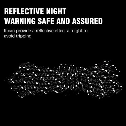 High-Strength Camping Rope with Reflective Cord | Lightweight 13ft Rope for Easy Tent Setup and Outdoor Use