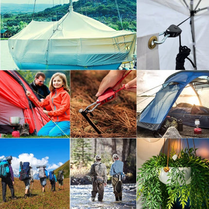 High-Strength Camping Rope with Reflective Cord | Lightweight 13ft Rope for Easy Tent Setup and Outdoor Use