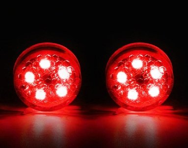LED Car Door Warning Lights with Flashing Anti Collision Alert, No Tools or Wiring Install, 3 Colour Options