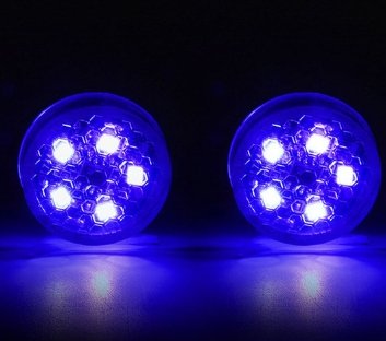 LED Car Door Warning Lights with Flashing Anti Collision Alert, No Tools or Wiring Install, 3 Colour Options