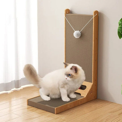 Durable Cat Scratching Post with Interactive Toy Design | Essential Claw Care for Happy Cats