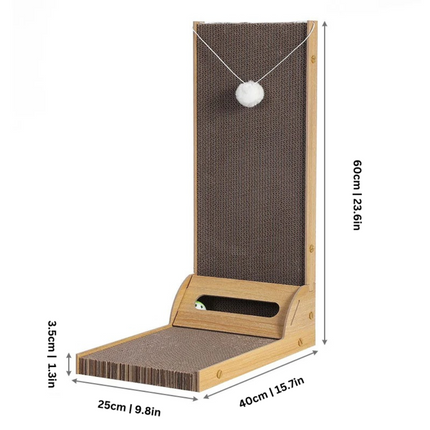 Durable Cat Scratching Post with Interactive Toy Design | Essential Claw Care for Happy Cats
