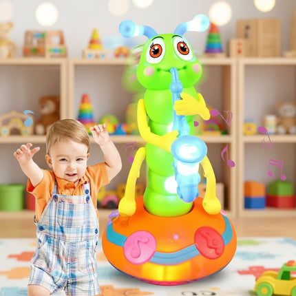 Kids Dancing Caterpillar Toy with Music and Lights | Engaging Playtime for Infants and Toddlers