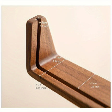 U-Shaped Photo Frame with Solid Wood & Acrylic Design | Modern Minimalist Display for Cherished Memories