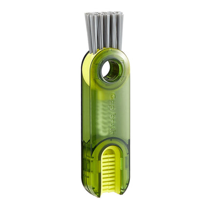 3-in-1 Cleaning Brush Set for Bottles, Cups and Kitchen Tools with Cup Rim and Gap Brush Heads, 3 Colours