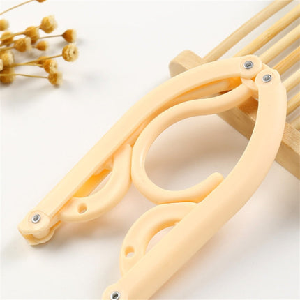Portable Folding Hangers with Space-Saving Design | Versatile Clothes Organizer for Travel and Home