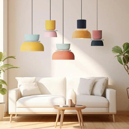 Chico Pendant Lamp in Pastel Colors with Soft Ambient Lighting | Modern Scandinavian Design for Inviting Spaces