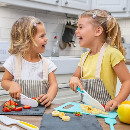 Children's Kitchen Set with Non-Toxic Cutting Tools | Ergonomic Utensils for Safe Pretend Cooking Fun
