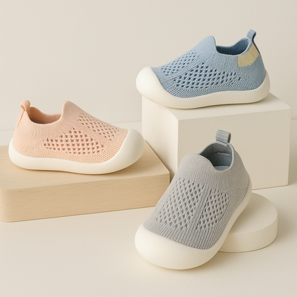 Children's Sneakers for Toddlers with Anti-Slip Grip | Comfortable Slip-On Design for Active Play