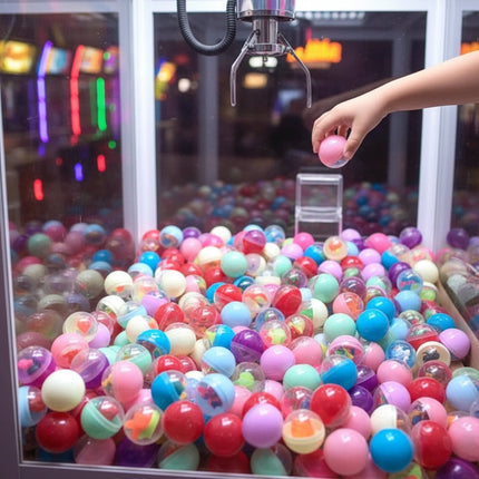 Claw Machine Prize Balls with Assorted Mystery Eggs | Fun Surprises for Kids and Party Games
