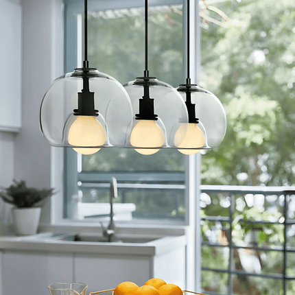 Handblown Glass Pendant Light with Dimmable Feature | Modern Aesthetic for Stylish Home Interiors