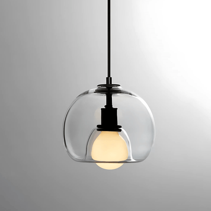 Handblown Glass Pendant Light with Dimmable Feature | Modern Aesthetic for Stylish Home Interiors