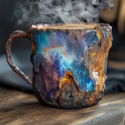 Geode Style Coffee Mug with Unique Design | Eye-Catching Drinkware for Coffee and Tea