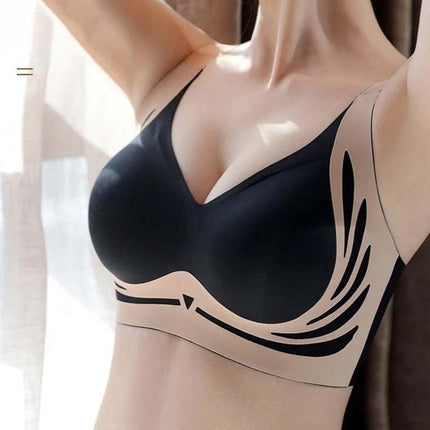 Wireless Push-Up Bra with Seamless Design | Comfortable Anti-Sagging Support for Everyday Wear