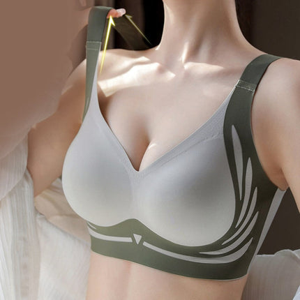 Wireless Push-Up Bra with Seamless Design | Comfortable Anti-Sagging Support for Everyday Wear