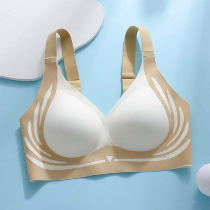 Wireless Push-Up Bra with Seamless Design | Comfortable Anti-Sagging Support for Everyday Wear