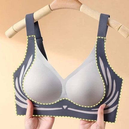 Wireless Push-Up Bra with Seamless Design | Comfortable Anti-Sagging Support for Everyday Wear