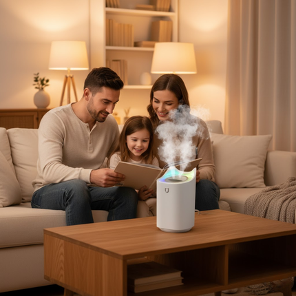 Cool Mist Ultrasonic Humidifier with Large Water Tank | Quiet Operation for Improved Sleep and Breathing